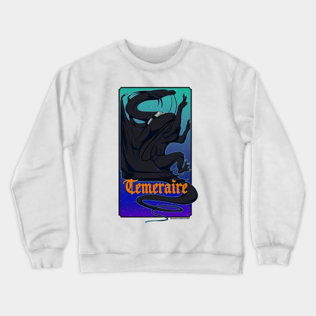 Temeraire dragon art print Naomi Novik Crewneck Sweatshirt by Interfector